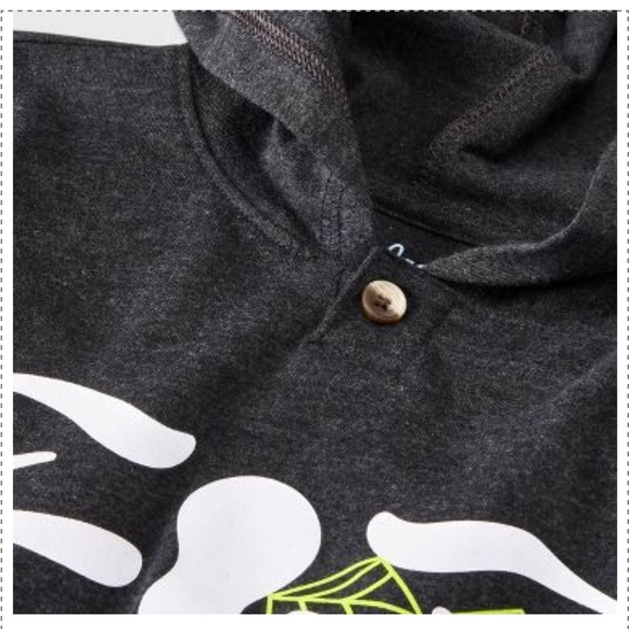 Infant boys Skeleton 2pc matching set - Picture 4 of 7